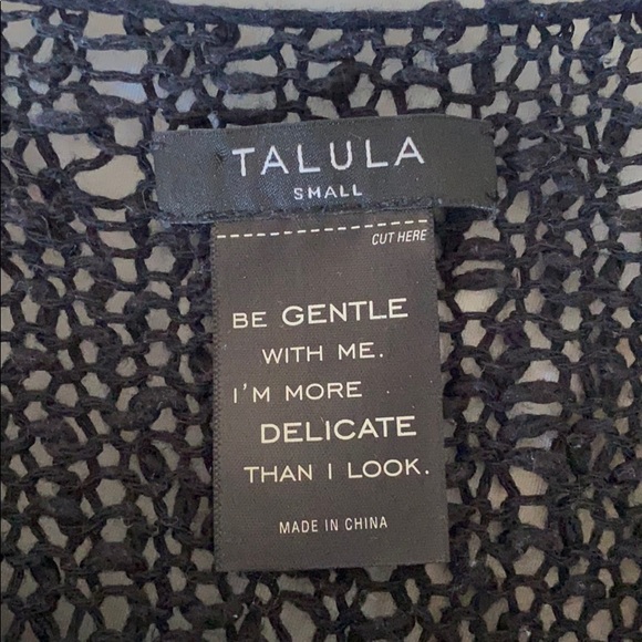 Aritzia Talula Woven/Mesh Sweater - Picture 3 of 3